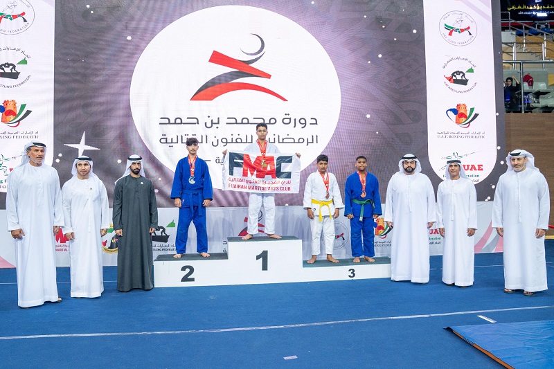 Mohammed bin Hamad Al Sharqi Ramadan Martial Arts Championship and honours the winners